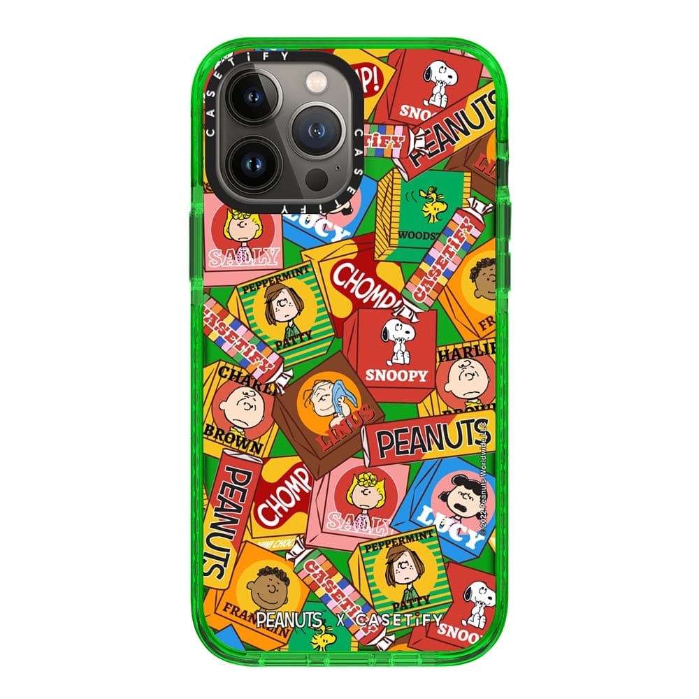 Peanuts Candy Case 13 Pro Max  Impact Case  สี: Green [สินค้าพร้อมส่ง]