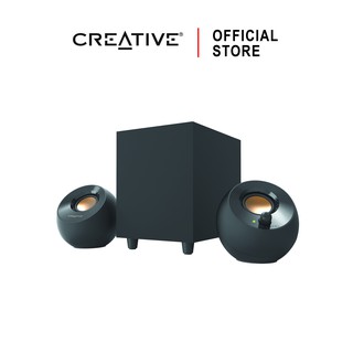 CREATIVE Pebble Plus Speaker 2.1 มาพร้อมกับซัพวูฟเฟอร์ ใช้พลังานผ่านช่อง USB-Cลำโพง 2.1