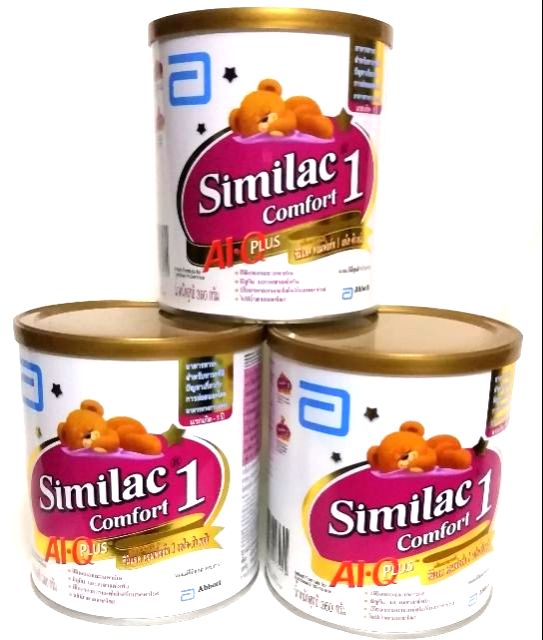 Similac comfort 1ซิมิแลคคอมฟอร์ด สูตร1 ขนาด360กรัมx3กป. Exp07.06.2020มีอย.1031462310108