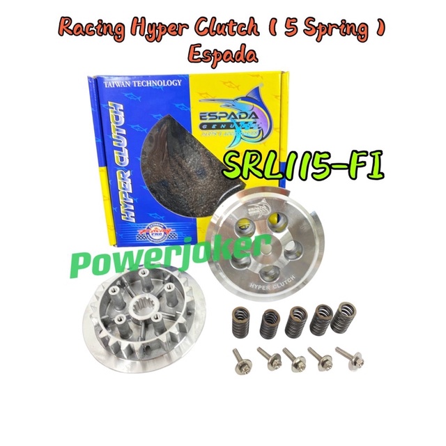 SRL115Fi SRL115 Fi Lagenda 115 Fi Racing Hyper Clutch Housing Boss Klac (5 Spring) (1 ชุด) SRL 115 F
