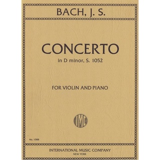 Bach, J.S. Concerto in D minor, S. 1052 For violin and piano (IMC1088)