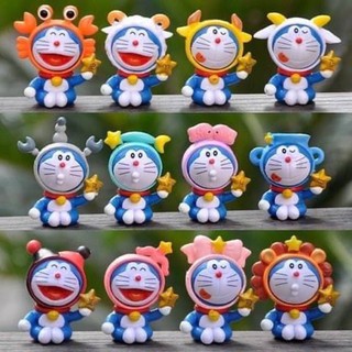 พร้อมส่งในไทย โมเดลโดเรม่อน เซ็ท 12 ราศี ได้ยกเซ็ท Doraemon Figure