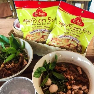 หมูแก้ว/ หมูกระจก ตรา5 ดาว ร้านกุนเชียง5ดาว ของฝากสุรินทร์