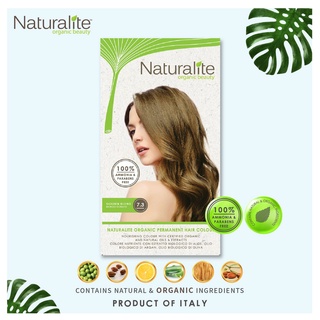 ผลิตภัณฑ์เปลี่ยนสีผม ออร์แกนิค 7.3 Golden Blond Hair Colour : Naturalite (110ml)