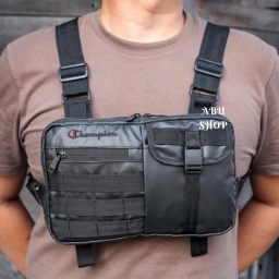 Hitam CHEST BAG TACTICAL CHEST BAG BIKER OFDY WATERPROOF BLACK IMPORTED NEW