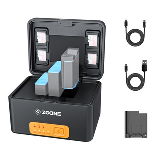 กล่องชาร์จ ZGCINE PS-G10 สำหรับ  แบตเตอรี่สำหรับ Go Pro hero 10/9/8/7/6/5 มีไฟชาร์จในตัว