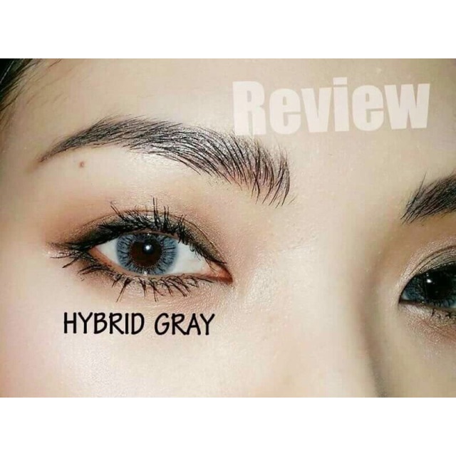 คอนแทคเลนส์ตาฝรั่ง Hybrid gray