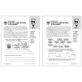 Evan-Moor Daily Science workbook, Grade 1~6