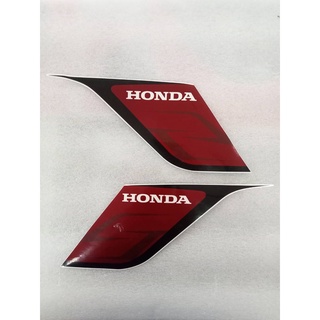 สติ๊กเกอร์ติดฝาครอบไฟหน้า B ด้านขวา-ซ้าย รถรุ่น HONDA CLICK110I 2010 รถสี ขาว-แดง แท้เบิกศูนย์