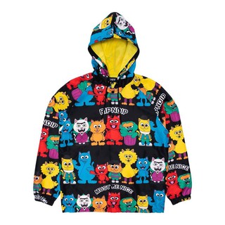 SLUM LTD - RIPNDIP Nerm Street Hooded Coach Jacket Black