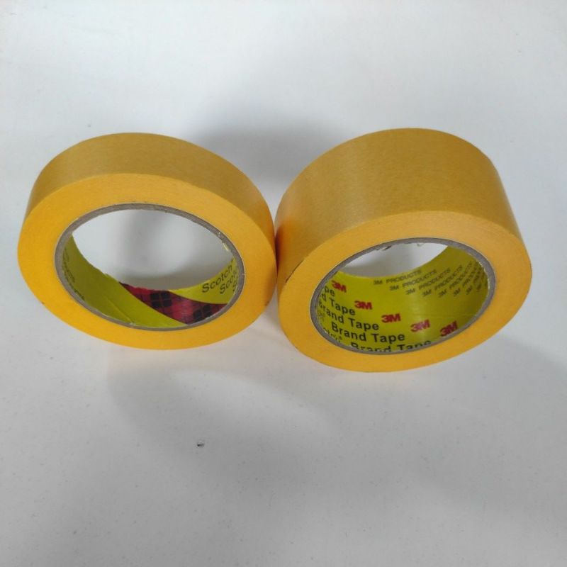 3M Scotch Performance Masking Tape 244 สีทอง 50ม. 0.08มม