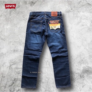 กางเกงยีนส์ Levi’s 501 ยีนส์ฟอก ทรงกระบอก สี DENIM