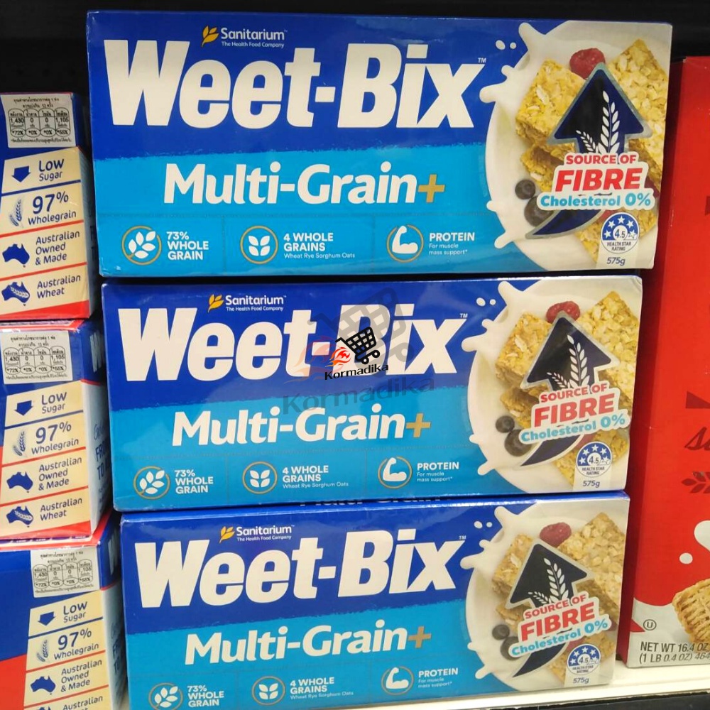 อาหารเช้า Weet Bix แซนนิทาเรียม วีทบิกซ์ มัลติเกรน Sanitarium Weet Bix Multi Grain 575 g.