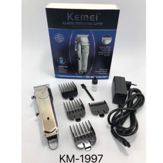 (รุ่นใหม่)ปัตตาเลี่ยนKenai KM-1997ปัตตาเลี่ยนไร้สายใช้ดีใช้ทนจับถนัดมือนำ้หนักเบา