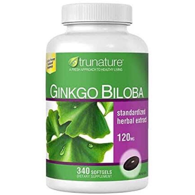 Trunature Ginkgo Exp.11/27 ขนาด 120 mg  จำนวน 340 เม็ด
