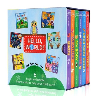 Box Set(6เล่ม) HELLO WORLD Hello World  หนังสือภาพภาษาอังกฤษ วิทยาศาสตร์ ยอดนิยม