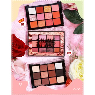 SIVANNA EYESHADOW PALETTE HF5015 ซีเวนน่า อายแชโดว์ เนื้อแมทท์และชิมเมอร์​ ทาตา​เกลี่ยง่าย ติดทนนาน กันน้ำ