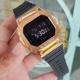 G-shock Rose gold Dw5600BB มีกรอบสายเดิมให้