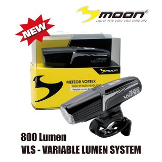 ไฟหน้าMoon Vortex 800 ลูเมน ไฟหน้าจักรยานชาร์จได้