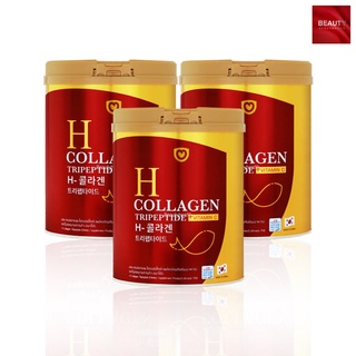 (กระป๋องใหญ่) Amado H Collagen อมาโด้ เอช คอลลาเจน พรีเมี่ยม บำรุงผิว (200 กรัม x 3 กระป๋อง)