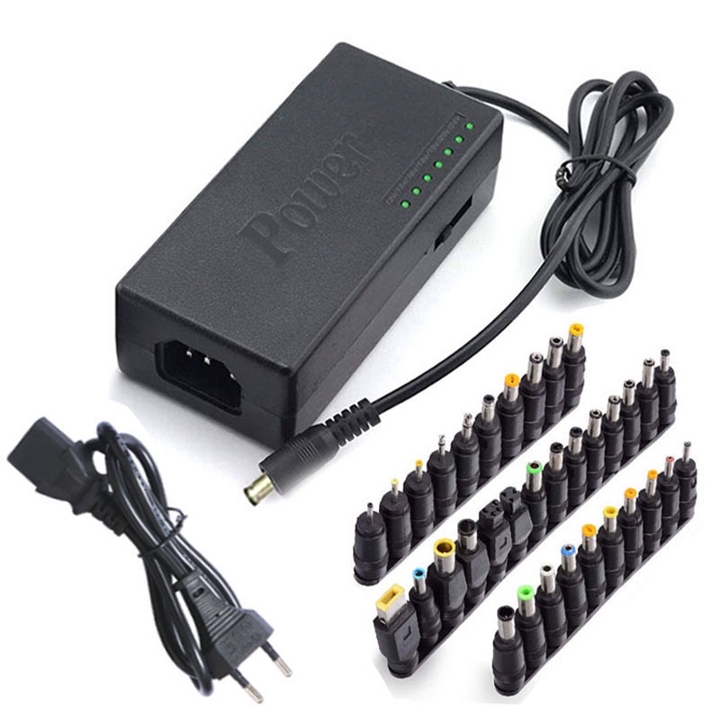 อะแดปเตอร์ชาร์จพาวเวอร์ซัพพลาย 96W 12V 24V 34 ปรับได้ สําหรับแล็ปท็อป THH1