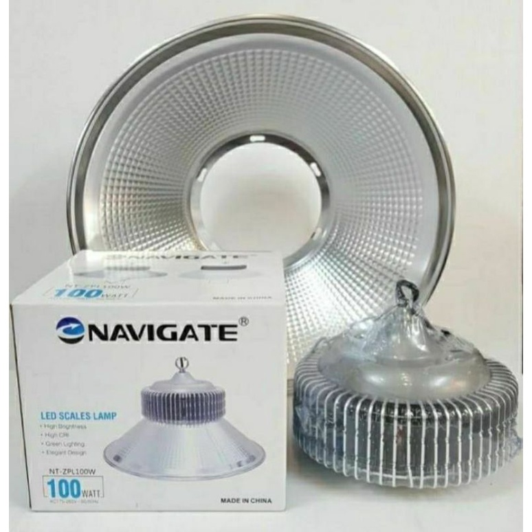 โคมไฟไฮเบย์ (navigate) LED 200w/150w/100w AC 220v แสงขาว