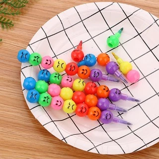 ดินสอและสีเทียนน้ำเต้า7สีน่ารักเปลี่ยนไส้ได้ ดินสอ อุปกรณ์การเรียน
