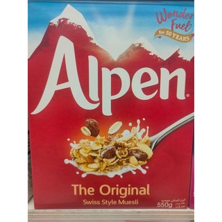 อัลเพน มูสลี่  550 กรัม Alpen Original Muesli