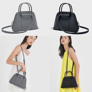 กระเป๋า Charles&amp; Keith ใหม่ mini dome กระเป๋าถือ กระเป๋าสะพาย กระเป๋าน่ารัก