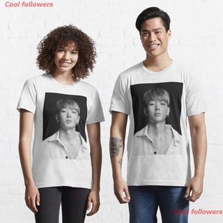 เสื้อยืดผ้าฝ้าย Cool followers IKON BOBBY Essential T-Shirt iKONเสื้อยืด Kim Jin Hwan เสื้อคู่รัก women วรรคเดียวกัน