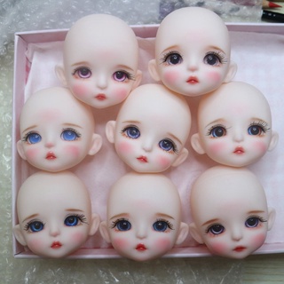 1/8 Bjd หัวตุ๊กตา Ob11 เปลี่ยนสีได้ 3 มิติสําหรับแต่งหน้า