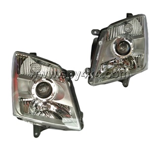 ไฟหน้า ISUZU DMAX Platinum โปรเจ็คเตอร์ ไฟมุมขาว 2009 - 2011 1คู่ ข้างซ้าย+ขว car-spot-fog-light-parts T8