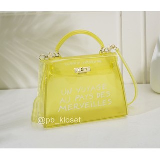 Jelly Kelly Bag กระเป๋าเจลลี่ กระเป๋าซิลิโคนจากเกาหลี พร้อมส่ง