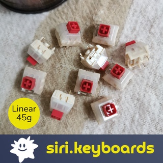 [พร้อมส่ง] [Linear] Kailh Red Bean Pudding Mechanical Switch 45g