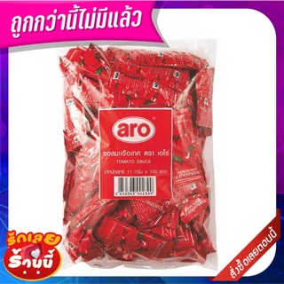 เอโร่ ซอสมะเขือเทศ 10 กรัม x 100 ซอง aro Tomato Sauce 10 g x 100 sachets