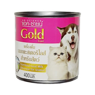 ถูกที่สุด! นมสำหรับสุนัขและแมว AG SCIENCE Gold แอค-ซายน์ นมแพะสเตอริไรส์