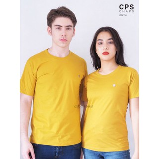 CPS CHAPS เสื้อยืดcps  งานป้ายห้อย แถมถุงซิปล็อคcps ให้ทุกตัวฟรี งานป้ายชนช็อป คอกลม เนื้อผ้า Cotton💯(มีเก็บเงินปลายทาง)