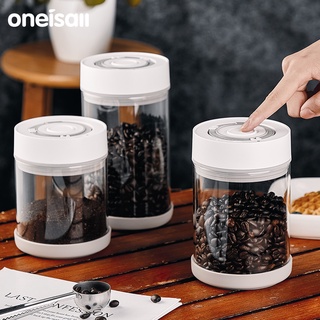 Oneisall ถังเก็บเมล็ดกาแฟไฟฟ้า แบบสุญญากาศ เกรดอาหาร