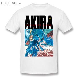 เสื้อยืดคอกลมAkira 1988 เสื้อยืดลําลอง ผ้าฝ้าย 100% แขนสั้น คอกลม พิมพ์ลายมังงะ K.Otomo Tokyo V7 แฟชั่น สําหรับผู้ชาย LH