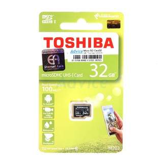 Micro SD 32GB Class10 Toshiba M203 R100