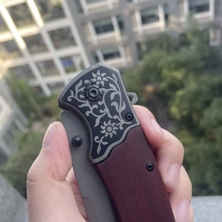 Browning มีดพับ ยาว23cm แข็งแรงทนทาน ใช้ดี คมๆ มีน้ำหนัก ด้ามมีลายสวยงาม High hardness folding knife