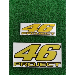 สติ๊กเกอร์ เบอร์  46 project งานตัดประกอบ สะท้อนแสง