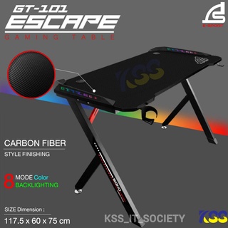 💥สินค้าใหม่แจ่มน่ะ💥ส่งชัวร์ส่งไว🚀SIGNO E-Sport Gaming Table รุ่น ESCAPE GT-101 (โต๊ะเกมส์มิ่ง)