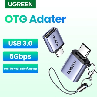 Ugreen อะแดปเตอร์สายเคเบิล Type-C เป็น USB 3.0 OTG สําหรับ Macbook pro Air Samsung S10 S9