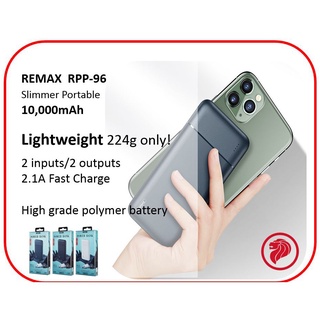 [พร้อมส่ง] พาวเวอร์แบงค์ 10,000 mAh REMAX RPP-96 ชาร์จเร็ว