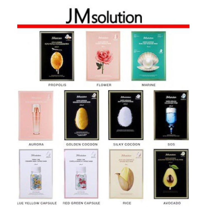 [พร้อมส่ง/ของแท้] JM Solution Luminous Sheet Mask แผ่นมาร์คหน้า JM Solution ของแท้จากเกาหลี