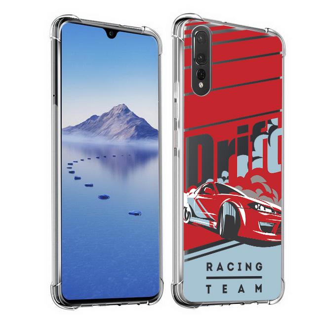 เคส สำหรับ Huawei P30 Anti-Shock Protection TPU Case [Racing Team]