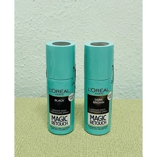 {ของแท้💯%} Loreal Paris Magic Retouch Instant Root ลอรีอัลปารีสเมจิครีทัชรูทคอนซีลเลอร์สเปรย์เปลี่ยนสีผม 75 มล.