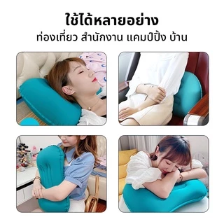 🚚ส่งจากไทย🚚หมอนเป่าลม พกพา ใหญ่ หมอนแคมป์ปิ้ง น้ำหนักเบา ขนาดพกพา เบามาก จัดเก็บง่าย