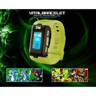 [Special Colour] Digimon Vital Bracelet Limited (Green) ล็อต JP พร้อมดิมการ์ดวีมอน ครบ